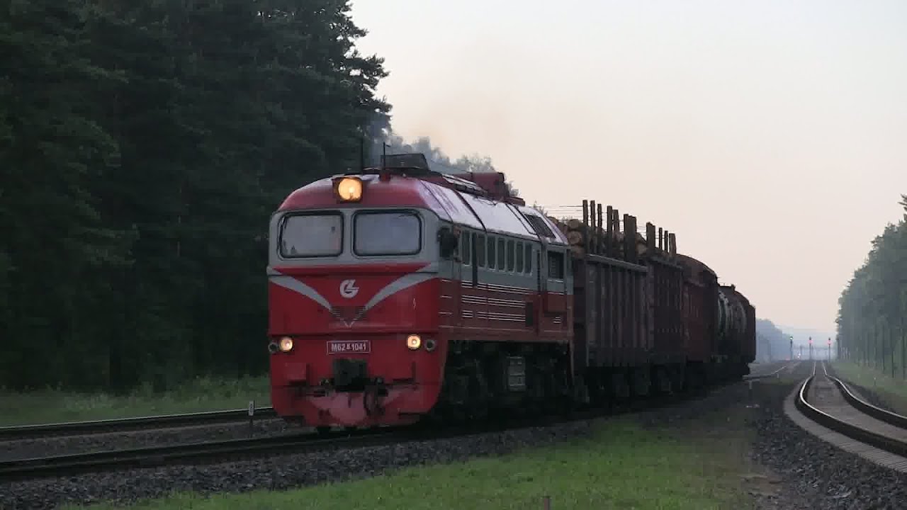 Тепловозы М62К-1041, 2М62М-0671 и ТЭМ ТМХ-034 / M62K-1041, 2M62M-0671 and TEM TMH-034