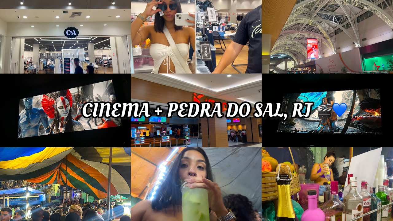 VLOG: shopping, cinema - avatar + rolê na pedra do sal, RJ | 