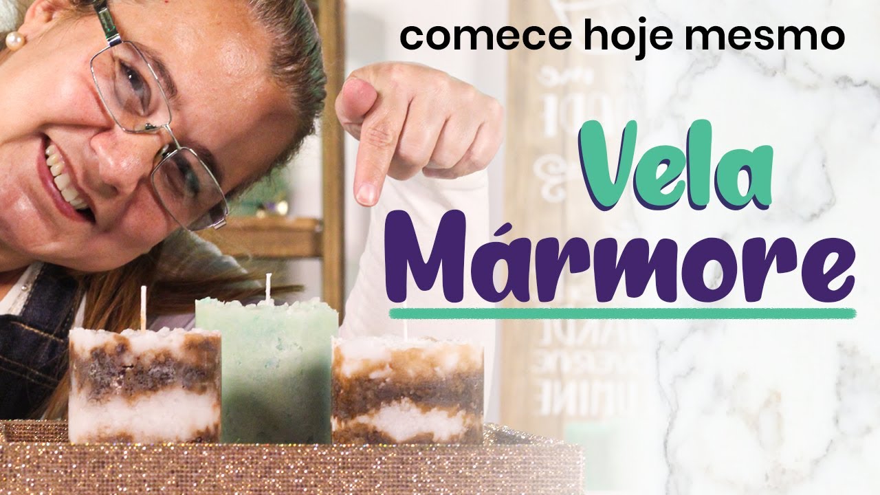 Você sabia como é feita a VELA MARMORIZADA?