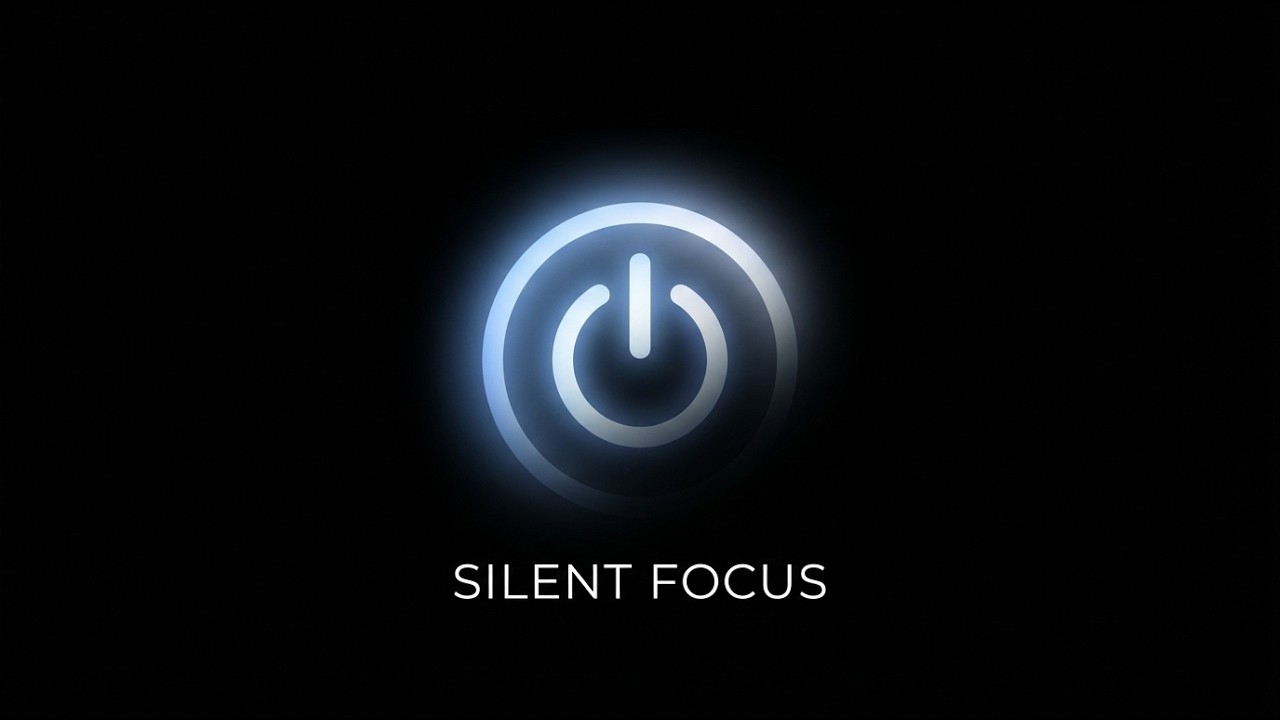 Pure Darkness 40 Minutes | Black Screen Focus Session for Peak Productivity