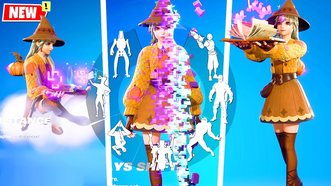 НОВЫЙ скин Лексы Хексбрингер для Fortnite с глючными встроенными эмоциями и забавными танцами