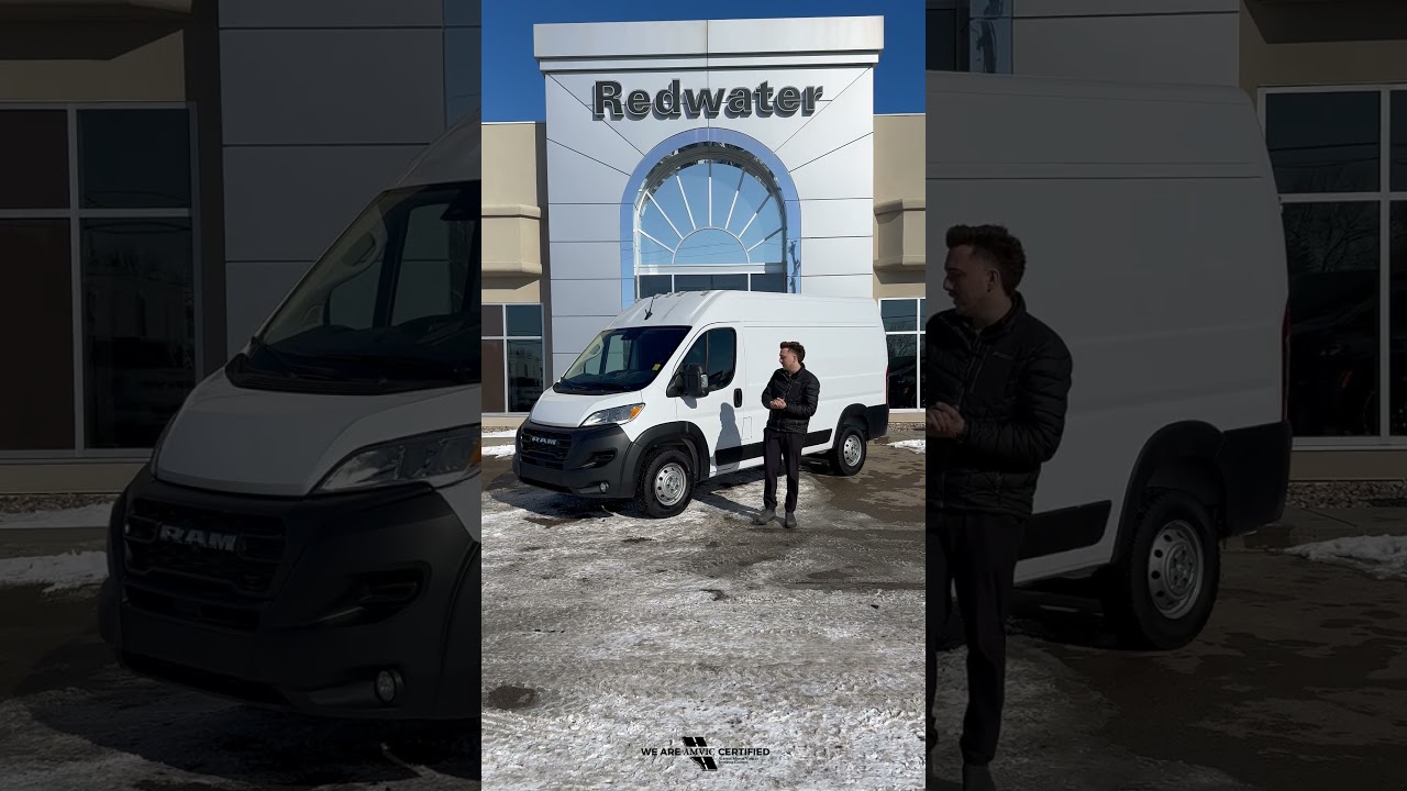 Used 2023 Ram ProMaster Cargo Van High Roof - Low KMs | Stock # P1804 - Redwater Dodge