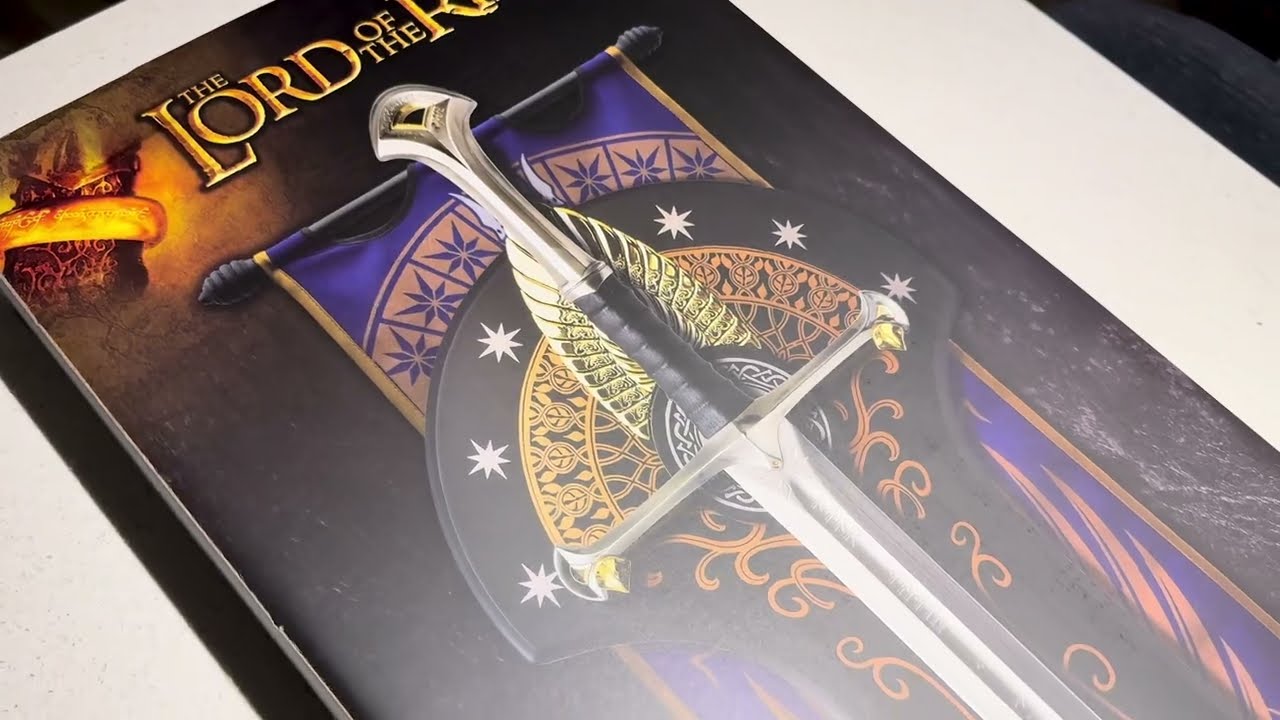 United Cutlery Museum Collection Anduril Sword Unboxing | Lord of the Rings Replica