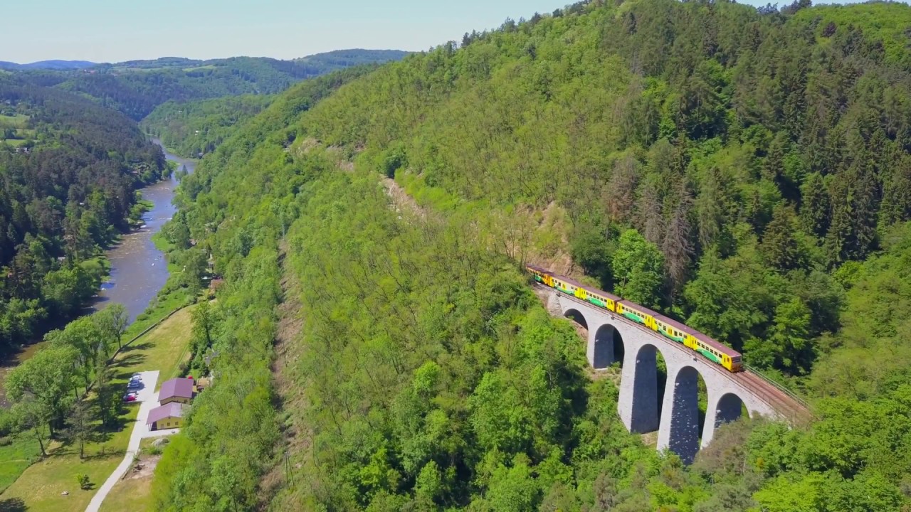 Žampach, Vyhlídka máj, Smetanova vyhlídka, Davle by drone