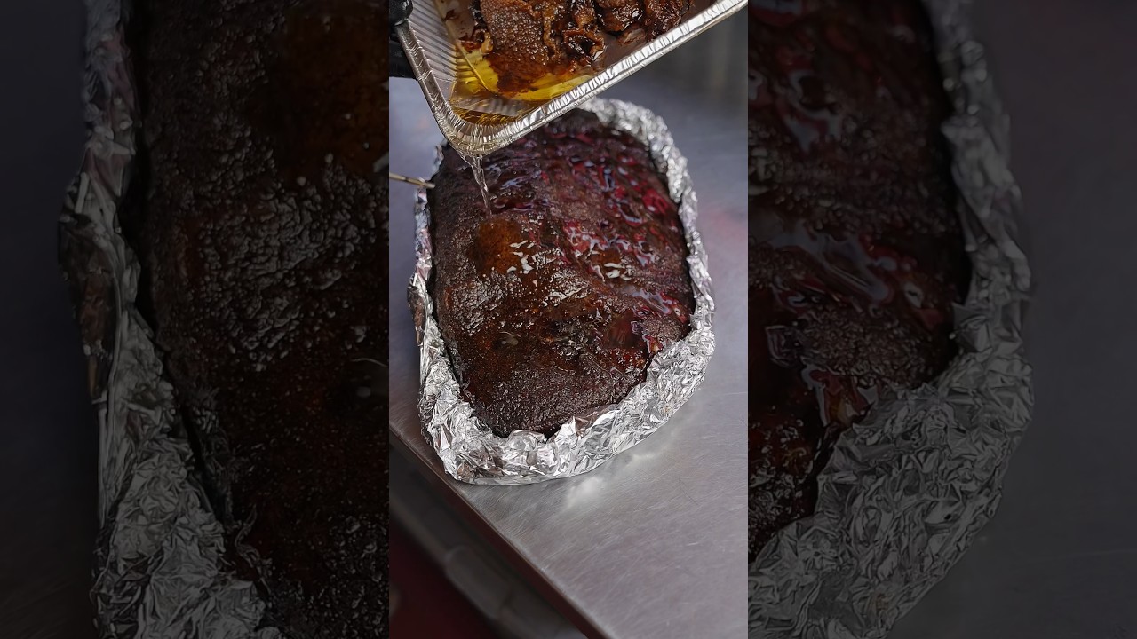 Foil Boat Method on an Australian Wagyu Brisket 