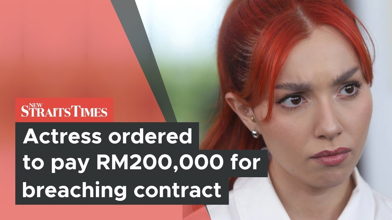 Actress ordered to pay RM200,000 for breaching contract