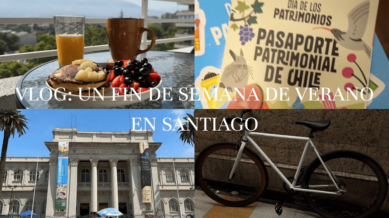 vlog en santiago - día del patrimonio 2026 verano y bicicleta nueva - sin prisa 002