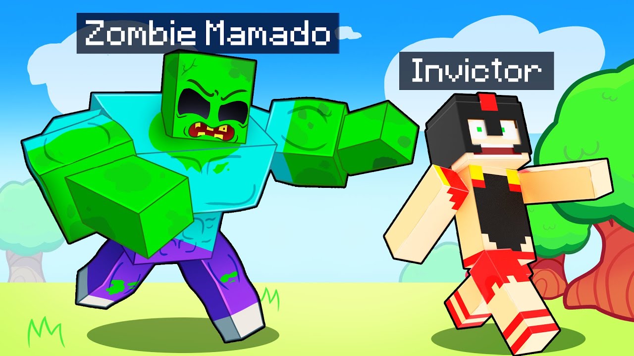 MINECRAFT pero los MOBS ESTÁN MAMADÍSIMOS 💪😱 INVICTOR RETO