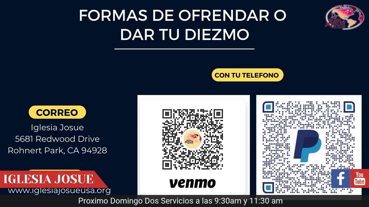 Bienvenidos a Nuestro  Servicio Evangelistico 1/11/2026