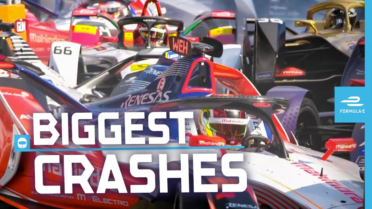 Biggest Crashes Of The Season | ABB FIA Formula E Championship