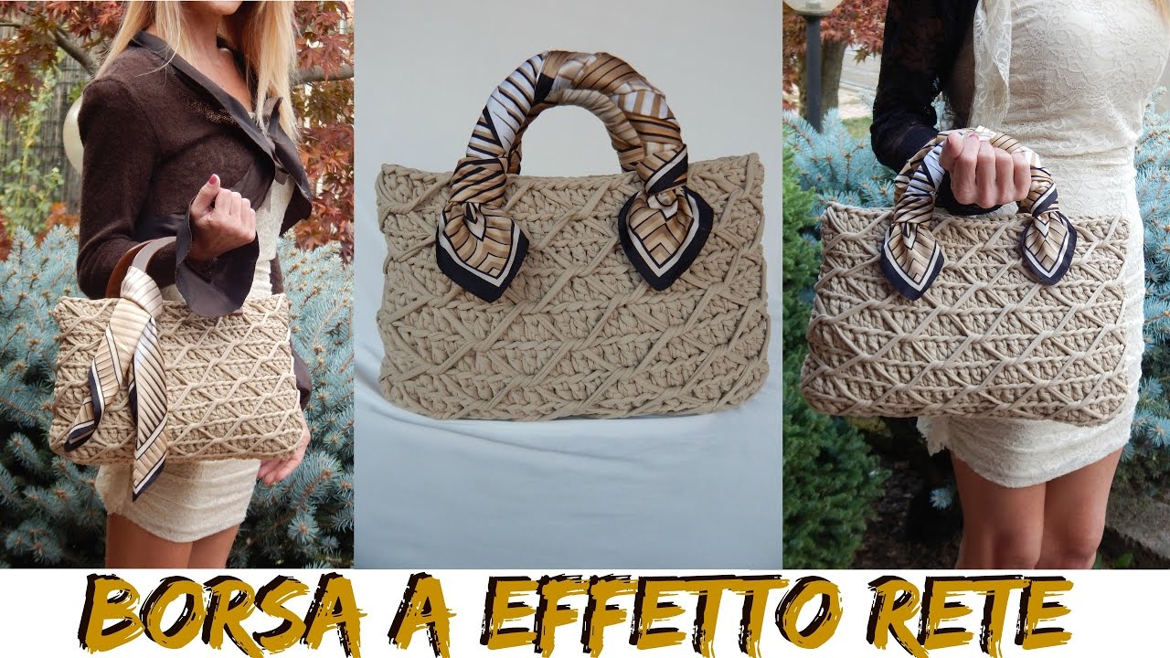 BORSA IN FETTUCCIA -  EFFETTO RETE - NUNZIA VALENTI