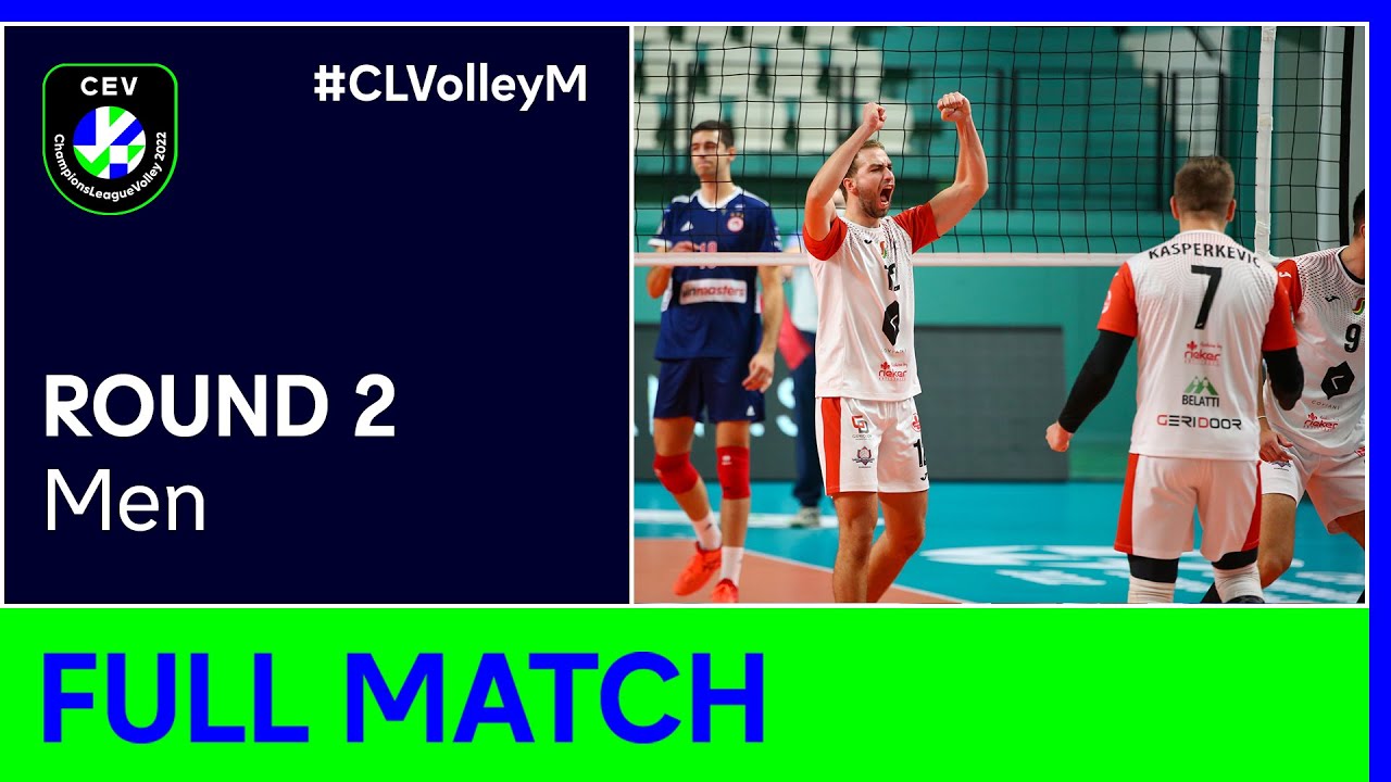 Full Match | Rieker UJS KOMÁRNO vs. Olympiacos PIRAEUS | CEV Champions League Volley 2022