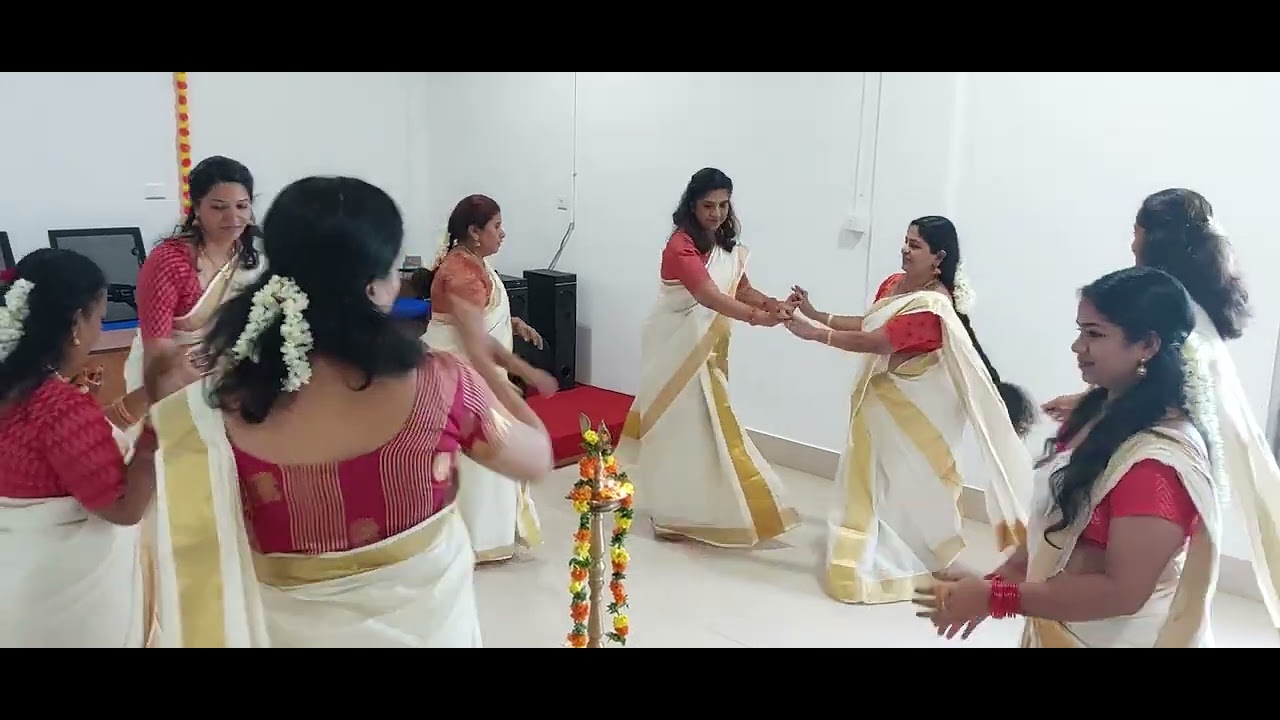 💥TRENDING ONAM DANCE💥👉 THIRUVATHIRA DANCE💯#trending #onam #dance #viralvideo #traditional #kerala