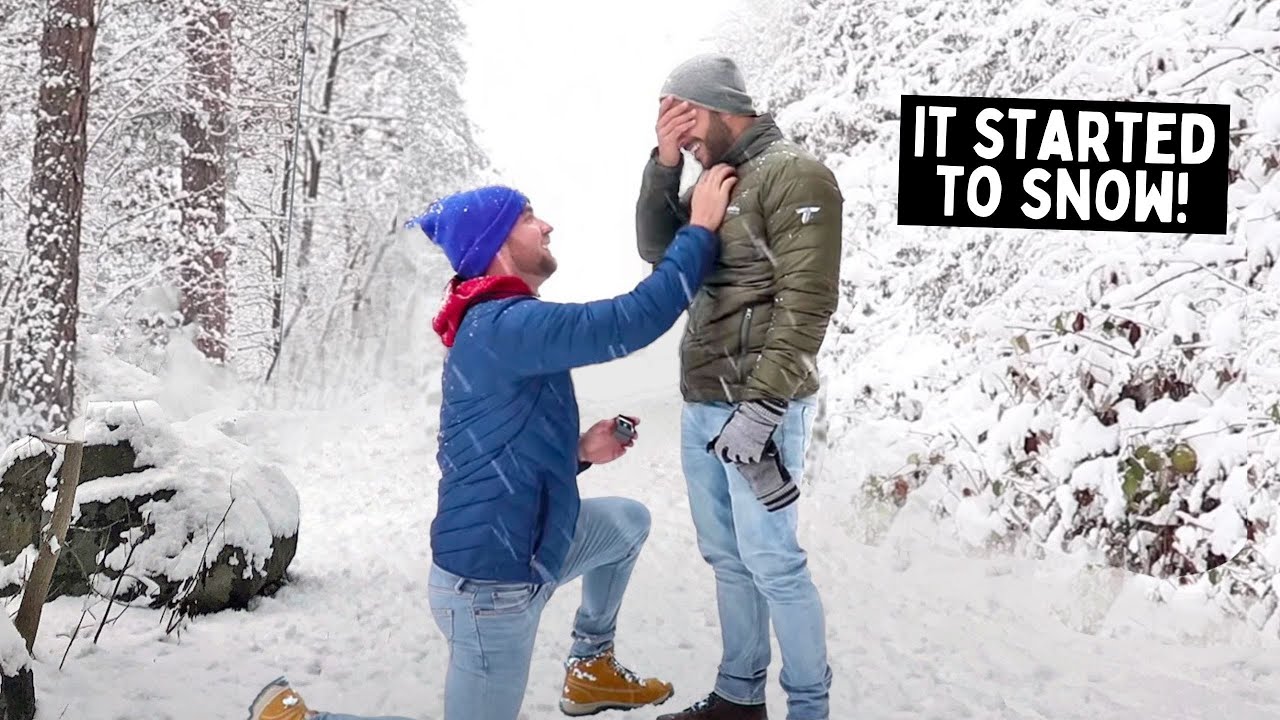 I Proposed in a Snowy Christmas Town (He Had No Idea)