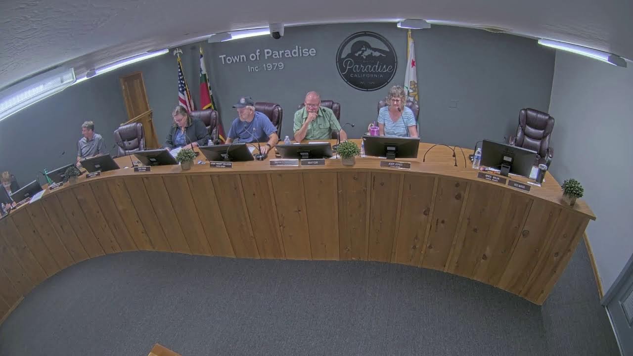 Town of Paradise Special Town Council Meeting 9.15.22