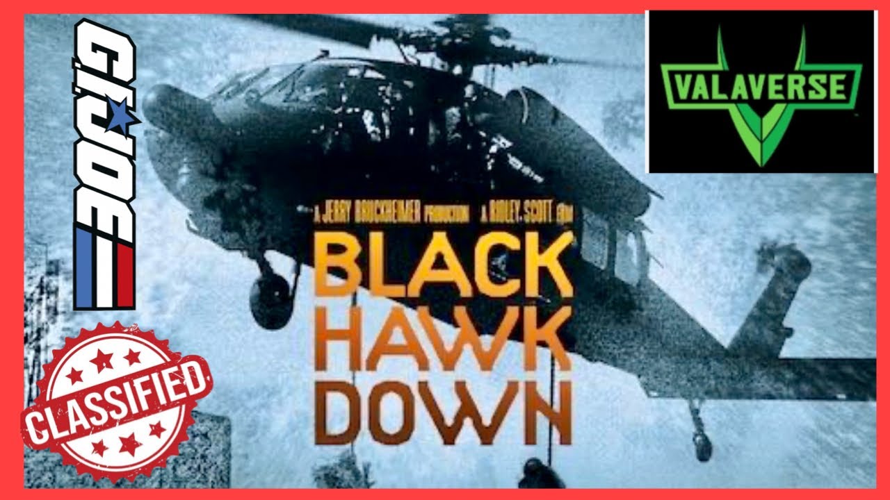Сборная модель GI-Joe Valaverse Black Hawk Down Delta Operator
