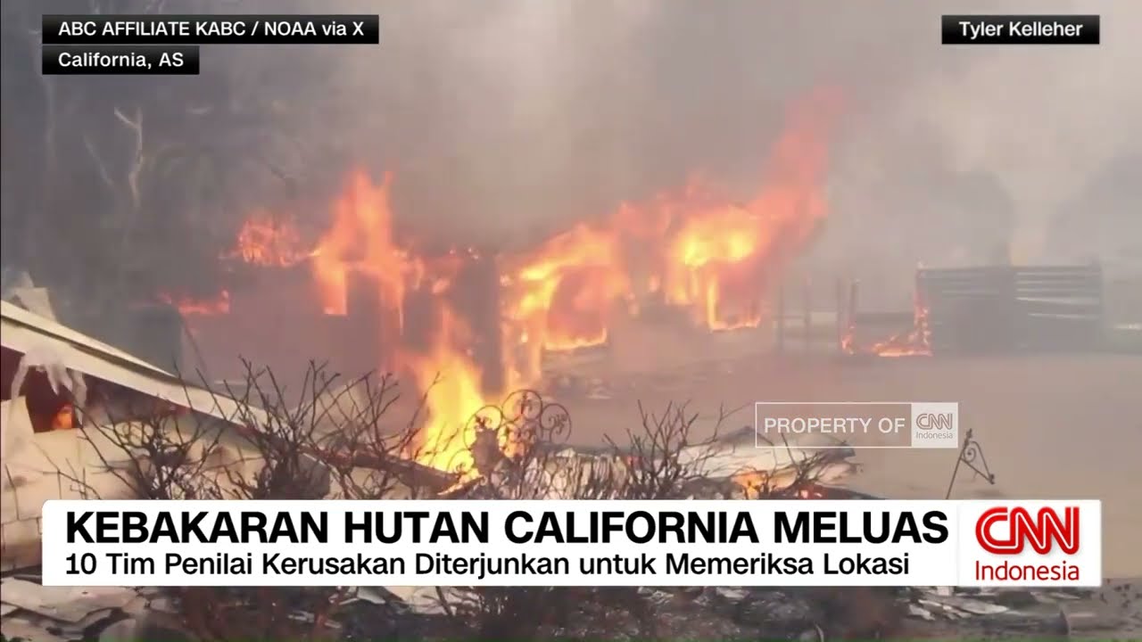 Kebakaran Hutan California Meluas