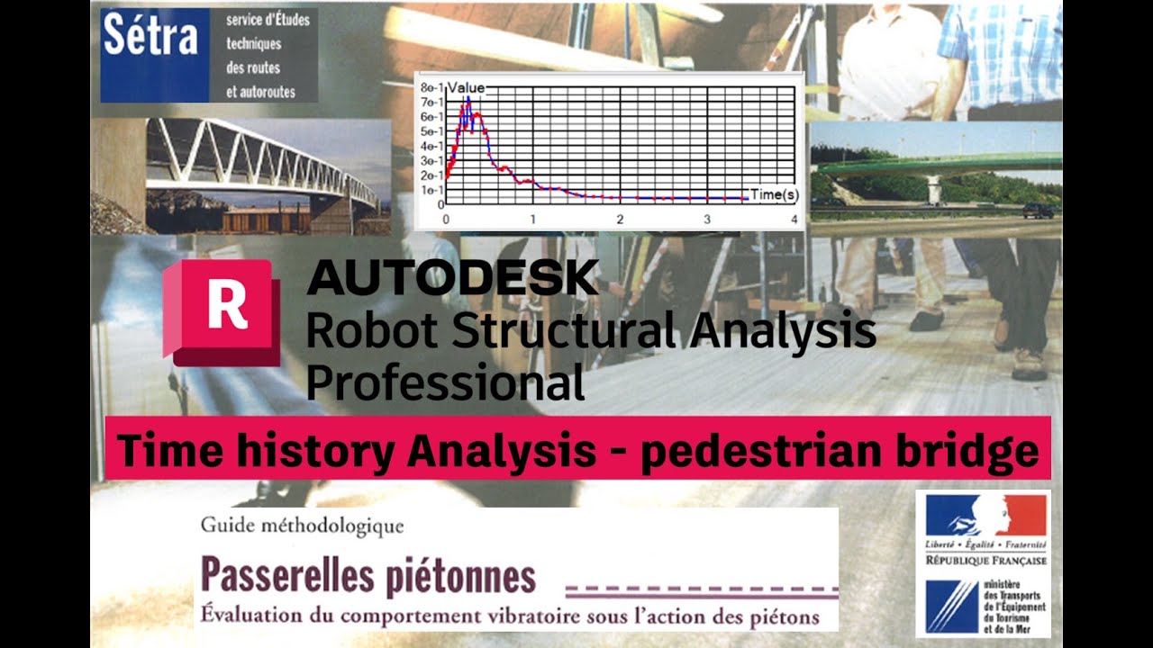 Time history analysis with Robot Structural Analysis