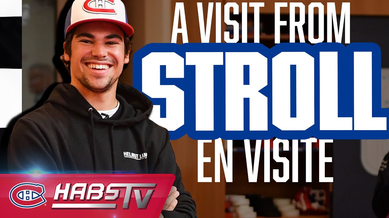 Lance Stroll visits the Habs