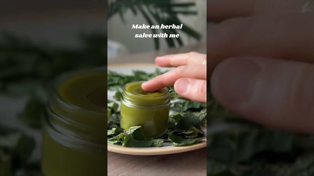 Replace your neosporin with an HERBAL SALVE! 🌿 #comfrey #plantain #salve #herbal