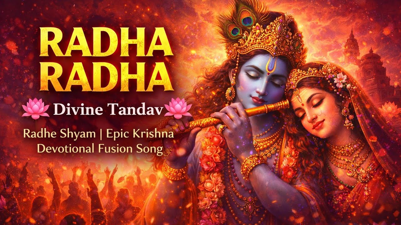 Radha Radha 🌸 | Radhe Shyam | Epic Krishna Devotional Fusion Song | Bhakti Trance