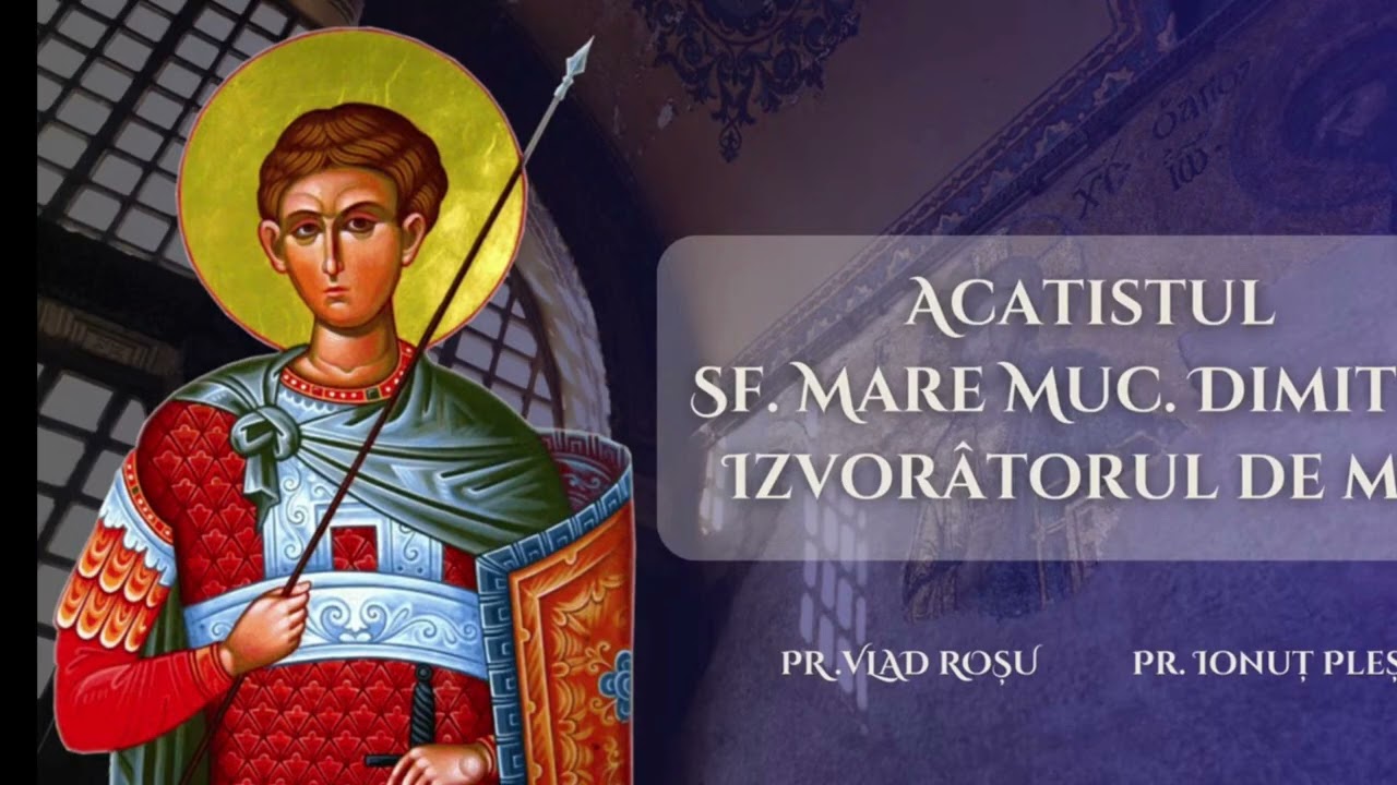 Pr. Vlad Roșu și pr. Ionuț Pleșcău - Acatistul Sf. Dimitrie 