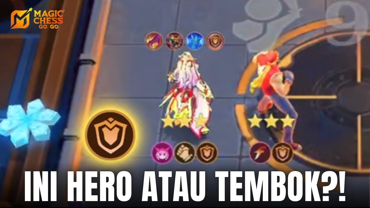 GUINEVERE BINTANG 3 CRYSTAL DEFENDER?! TERLALU KERAS SAMPAI MUSUH SURRENDER 😱 - MAGIC CHESS GO GO