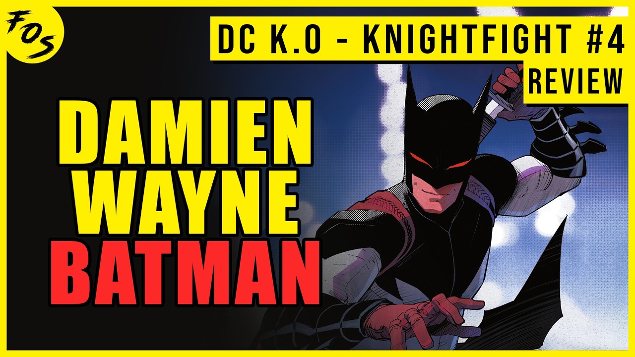 DAMIEN WAYNE BECOMES BATMAN! | DC K.O. -  Knightfight #4 IN-DEPTH REVIEW