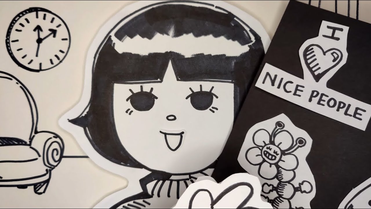 Doing Your Paper Tattoo [ASMR: Stapler Sounds, Sticky Crinkles, Paper Sounds]