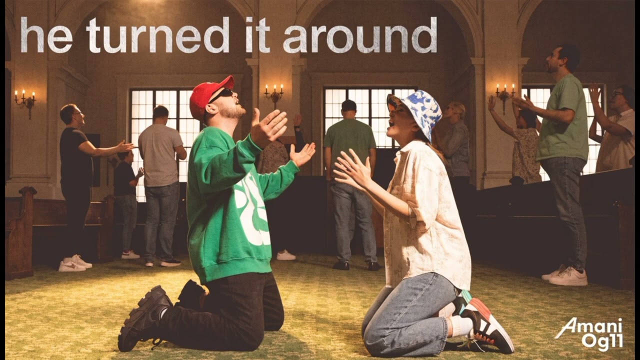 “He Turned It Around” is a high-energy gospel praise song declaring victory after the storm