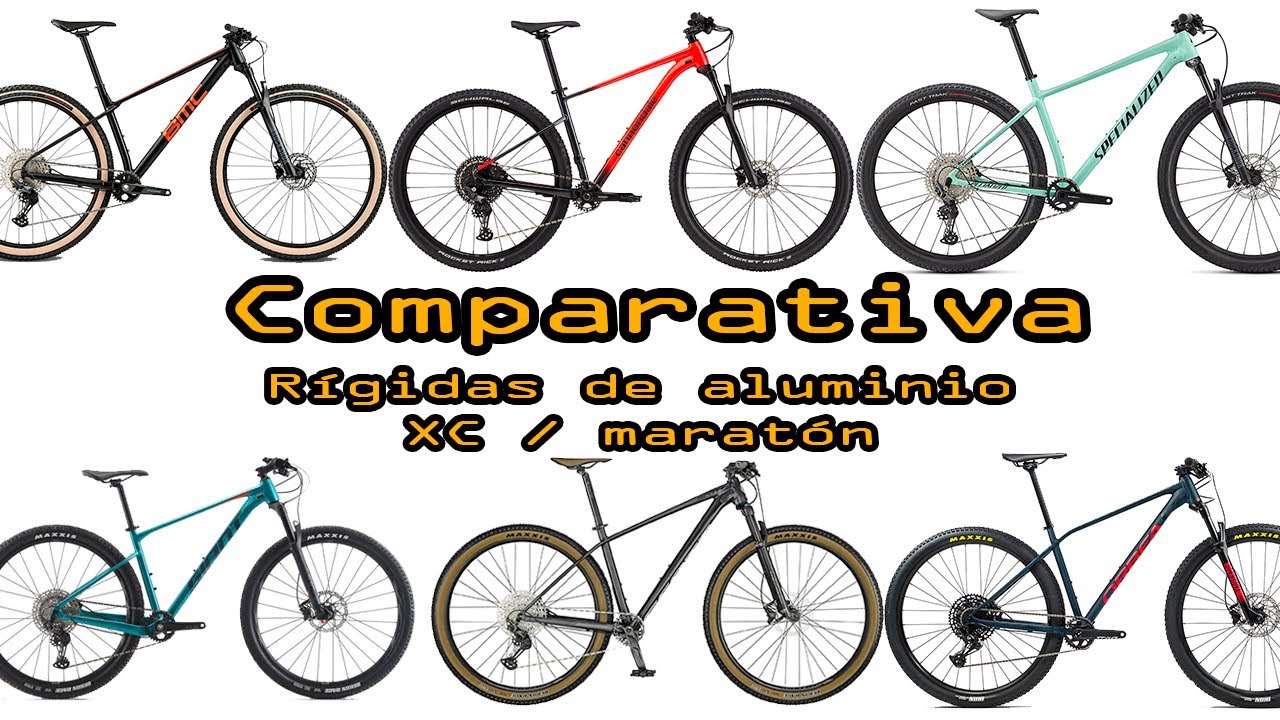 Comparativa de la gama media/alta de aluminio XC/Maratón rígidas