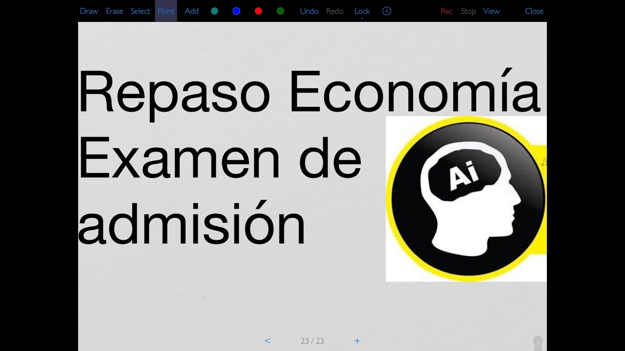 Economía, repaso para examen de admisión