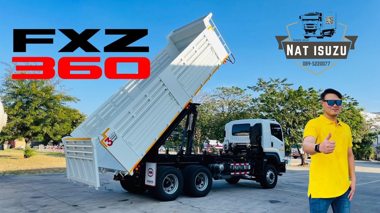 พาชมรุ่นใหญ่กันบ้าง สิบล้อสองเพลา FXZ 360 ดั้มเหล็กสามมิตร