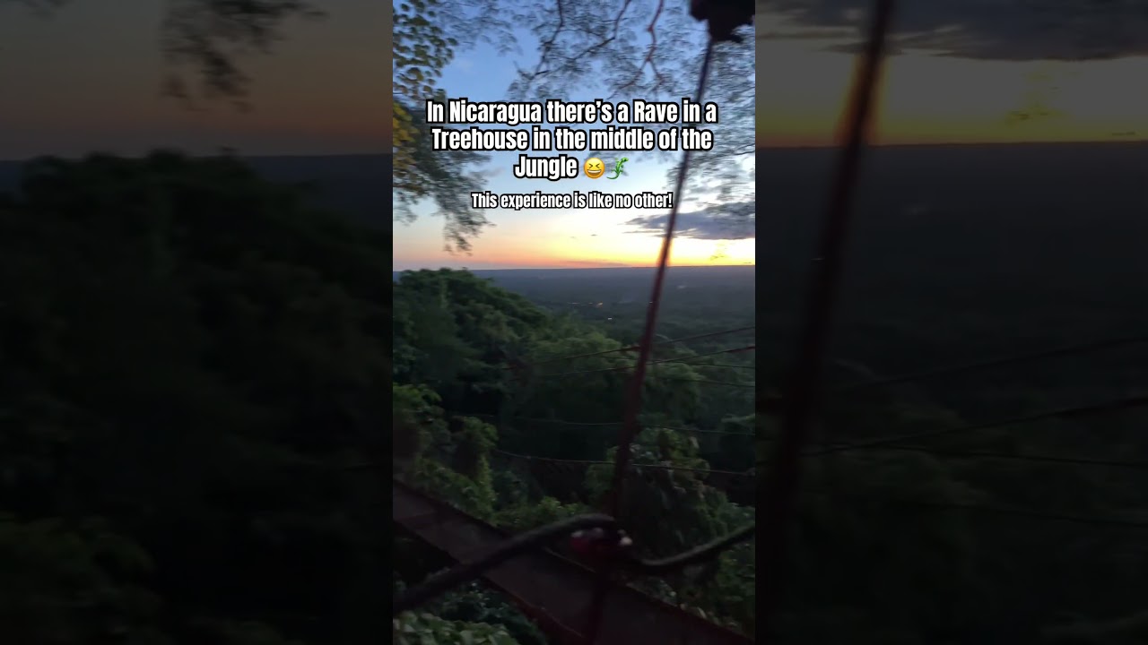Would you go to this rave? It goes till 3am! #treehouse #nicaragua #rave