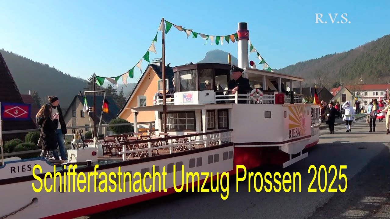 Schifferfastnacht Prossen 2025 Umzug