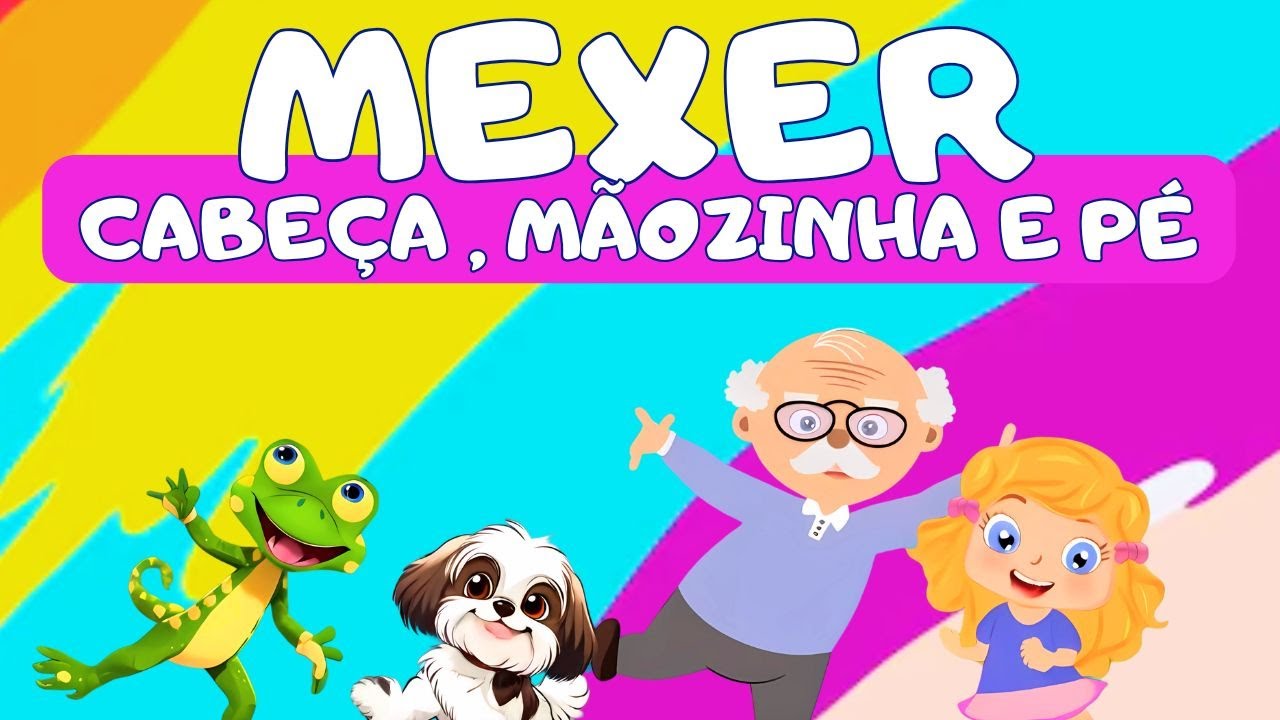 Turminha Dreca e Dr&uacute;ca Kids |  Mexer, Cabe&ccedil;a, M&atilde;ozinha e P&eacute;