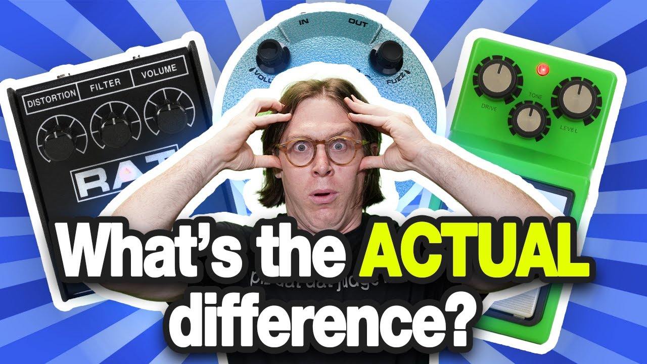 Должна ли моя следующая гитарная педаль быть в режимах Distortion, Fuzz или Overdrive?