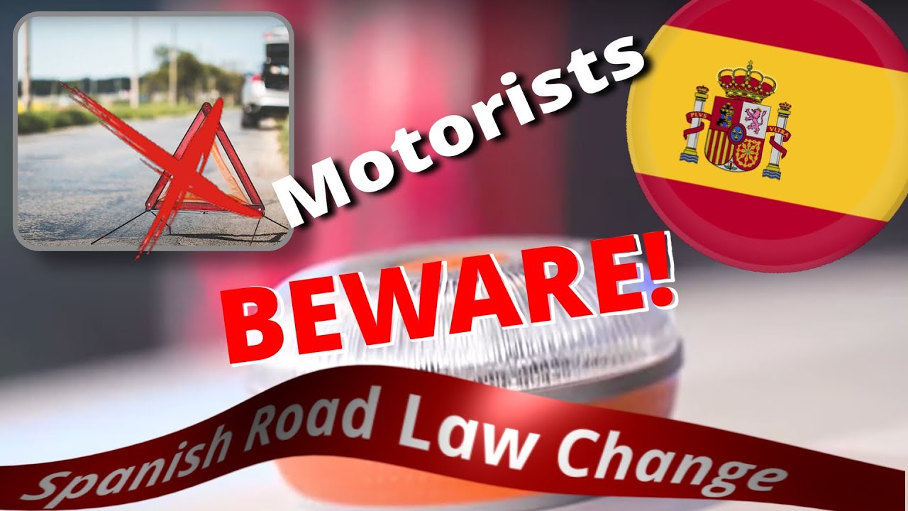 New Spanish Traffic Law. V16 DGT 3.0 Beacon. Do we need one? See video description.