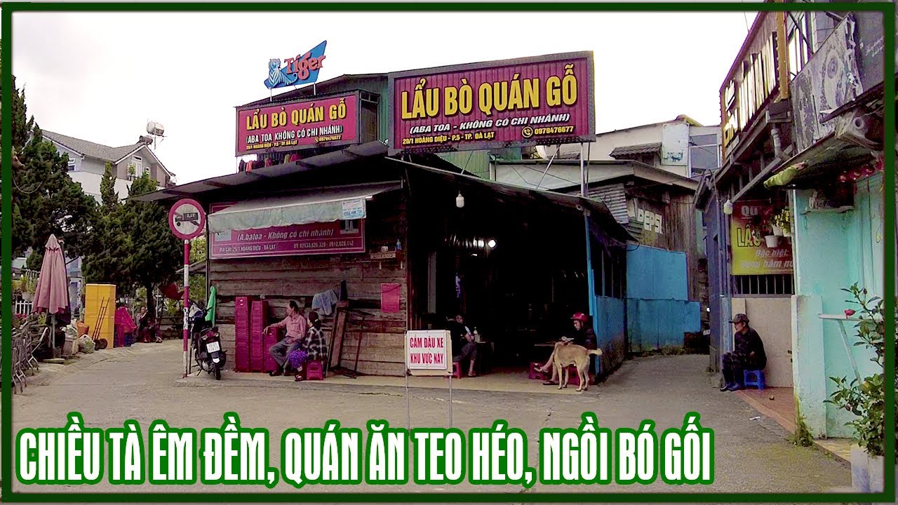 Tình hình Đà Lạt hôm nay - Quán ăn teo héo, ngồi bó gối, chiều tà từ Hoàng Diệu về Ngô Thỳ Nhậm p4