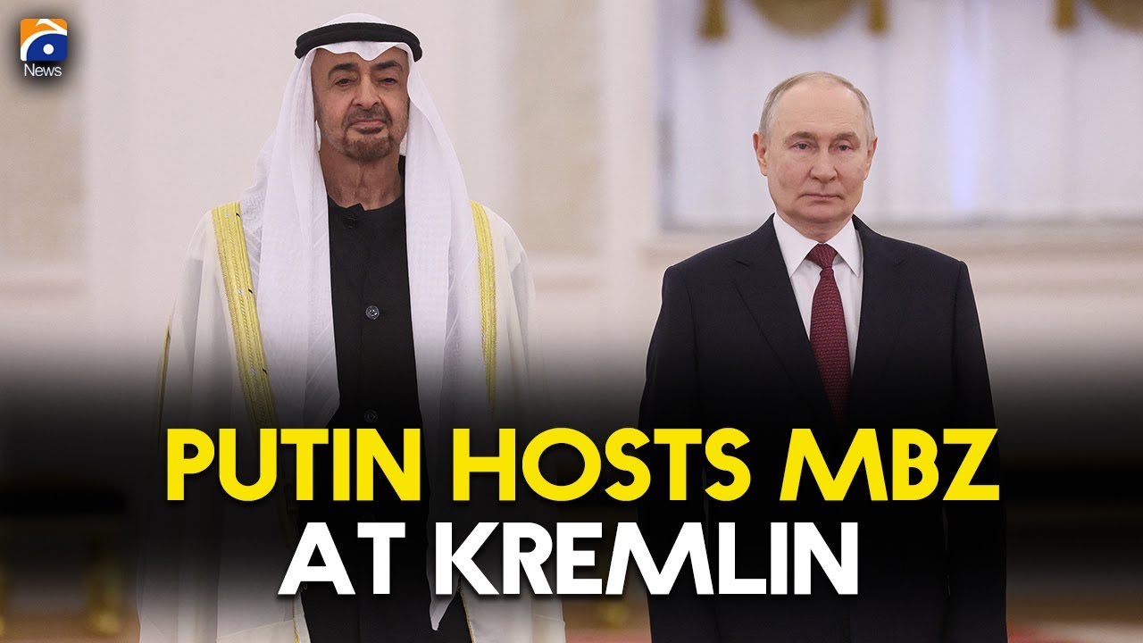 Putin Hosts UAE President Mohamed Bin Zayed In Kremlin | Geo News English
