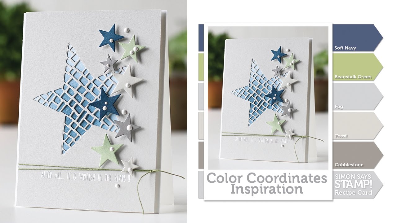 Simon Says Stamp Color Coordinates: In The Stars