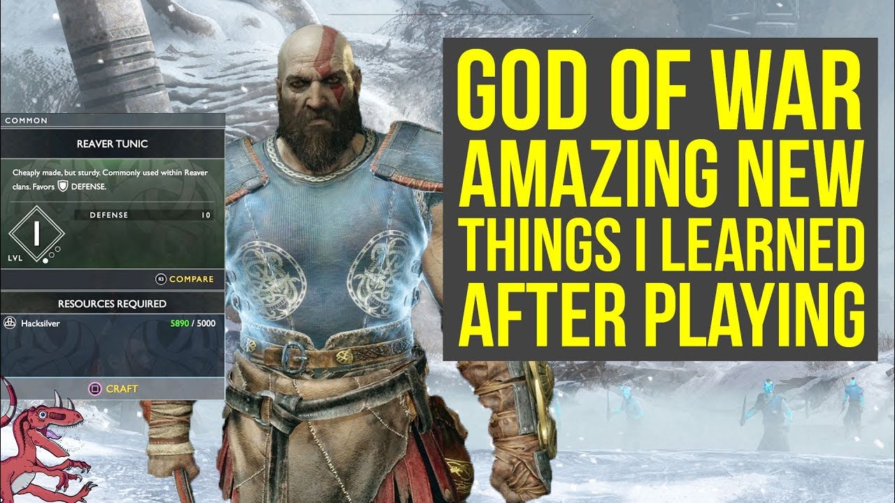 God of War ARMOR CRAFTING, SKILLS, MAP & Way More New Things (God of War 4 news - God of War 5)