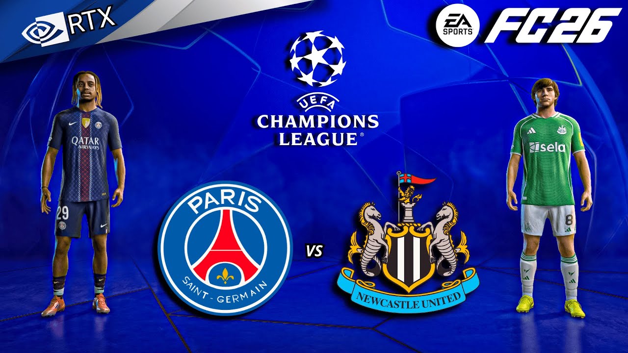FC 26 - PSG vs Newcastle | UEFA Champions League 25/26 Full Match | PC™ [4K60]