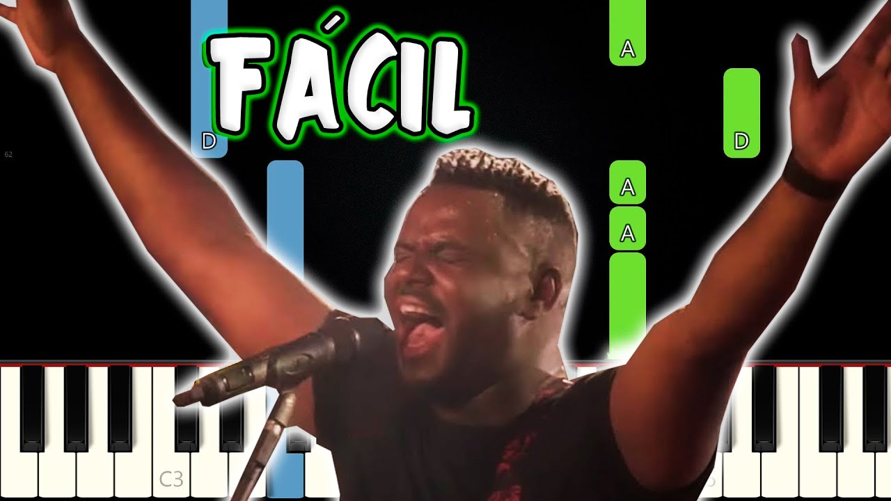 Todavia Me Alegrarei Samuel Messias Leandro Soares Versão  Versão Fácil Piano e Teclado Tutorial