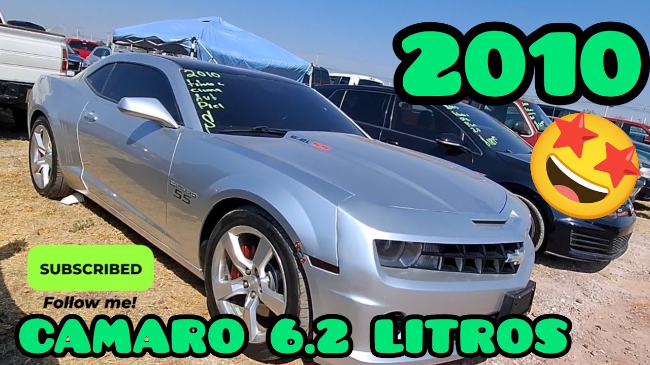 CAMARO MAMALON EN 8 CILINDROS EN 6.2 LITROS EN AUTOTIANGUIS JUAN PABLO SEGUNDO. 