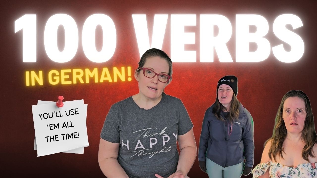 100 Common Verbs in German with German Pronunciation