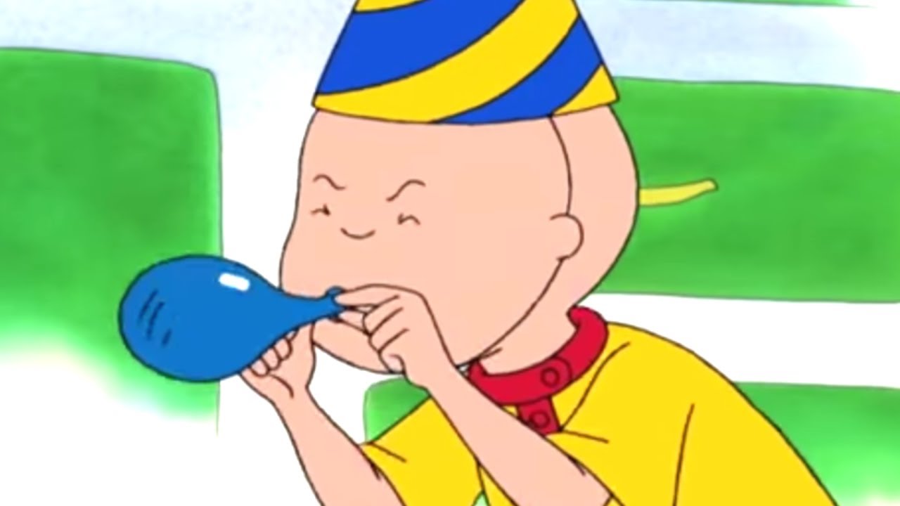 Caillou 215 - Surprise Party / Caillou's Bad Dream / Caillou Computes / Caillou's Big Discovery