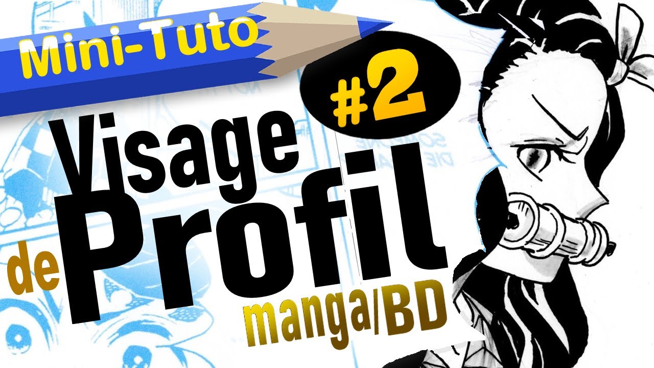 DESSINER un VISAGE de PROFIL facilement 😱👍 (Minituto 02)