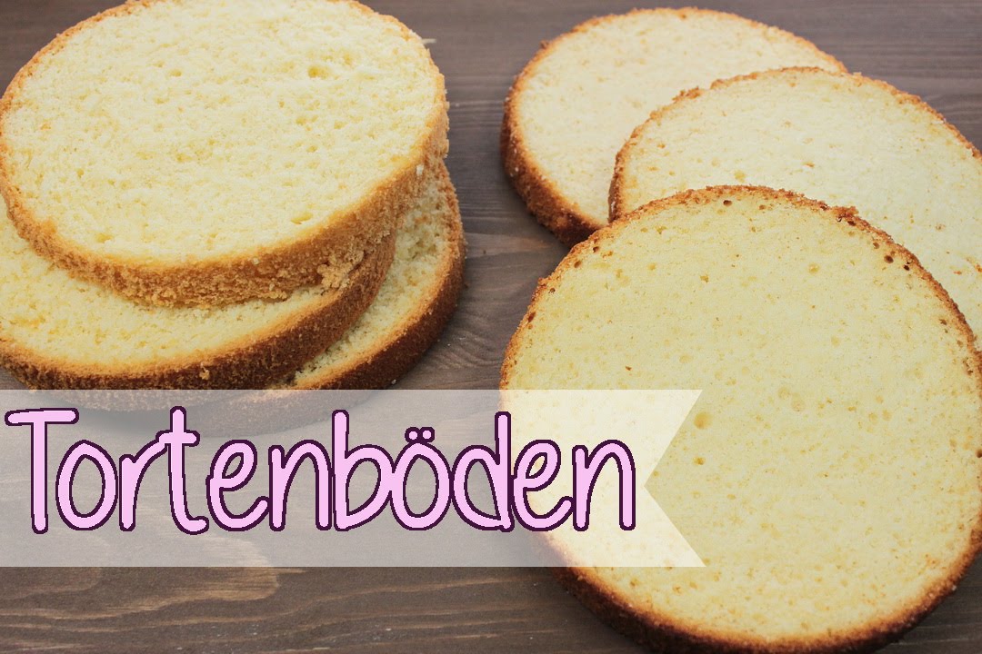 TORTENBODEN selber machen [Grundrezept für Torten] BISKUIT & WUNDERKUCHEN backen [Rezept]