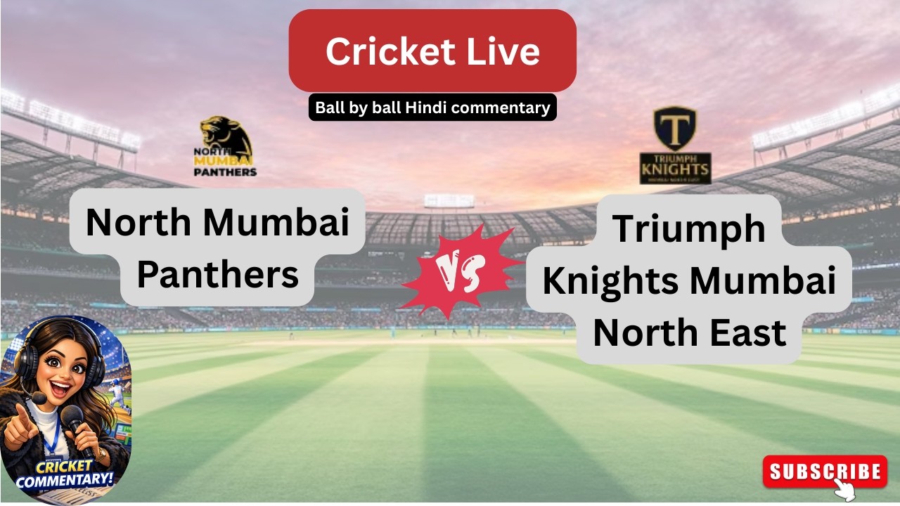 North Mumbai Panthers vs Triumph Knights Mumbai North East | NMP vs TKM 3rd T20 Mumbai T20 2026 live